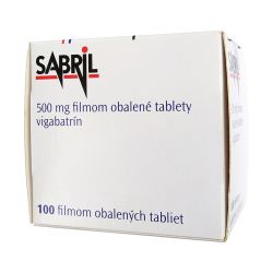 Сабрил (Вигабатрин) таблетки 500мг №100 (100 таблеток) в Владимире и области фото
